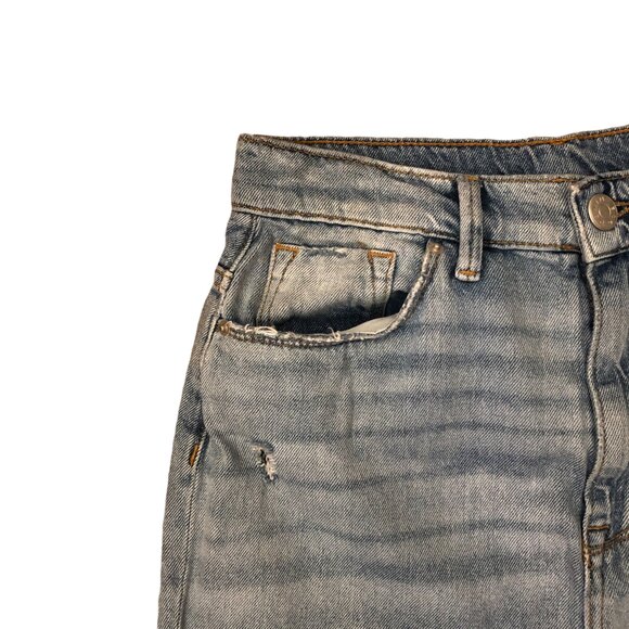 Urban Outfitters BDG Mom Jeans Women’s Size 27 Light Wash Distressed High Rise - Picture 8 of 12